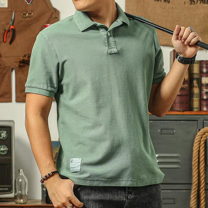 Vieille Polo délavée pour hommes
