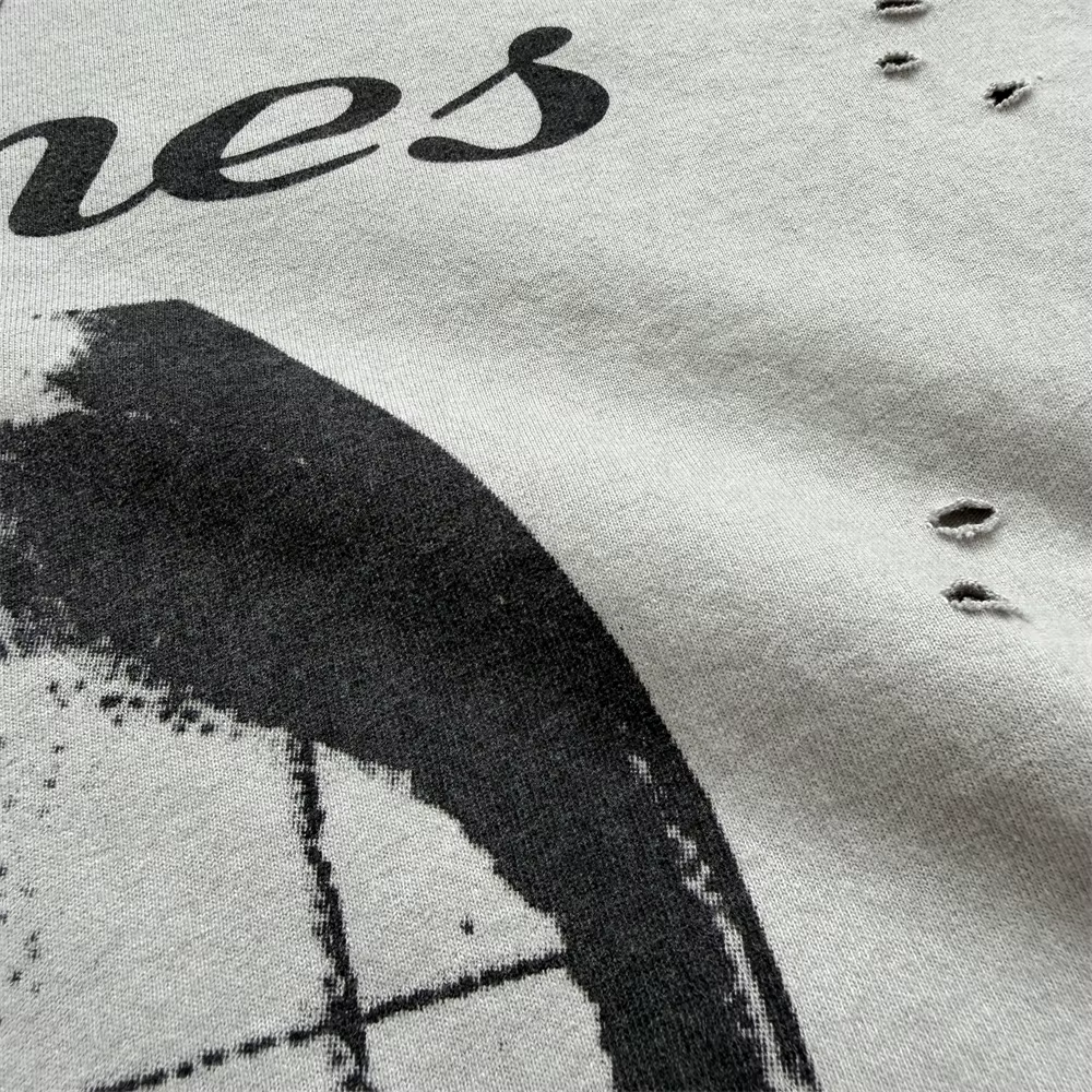 T-shirt Saint Skull Rose Lavé pour Hommes et Femmes – Qualité Supérieure