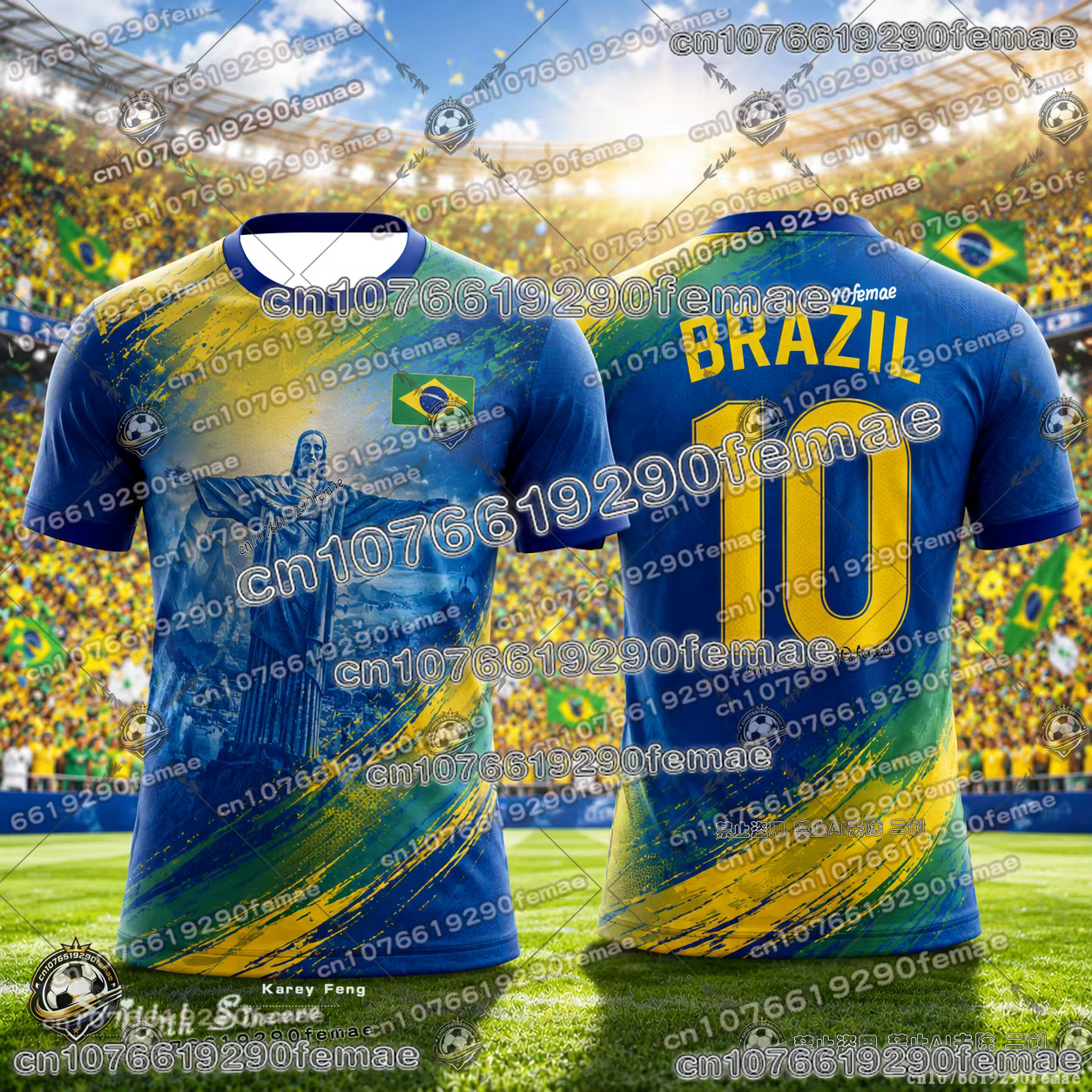 T-shirt Commémoratif Brésil 2026 – Mode Urbaine Confortable pour le Quotidien – Haut de Football Décontracté pour Adultes Hommes et Femmes