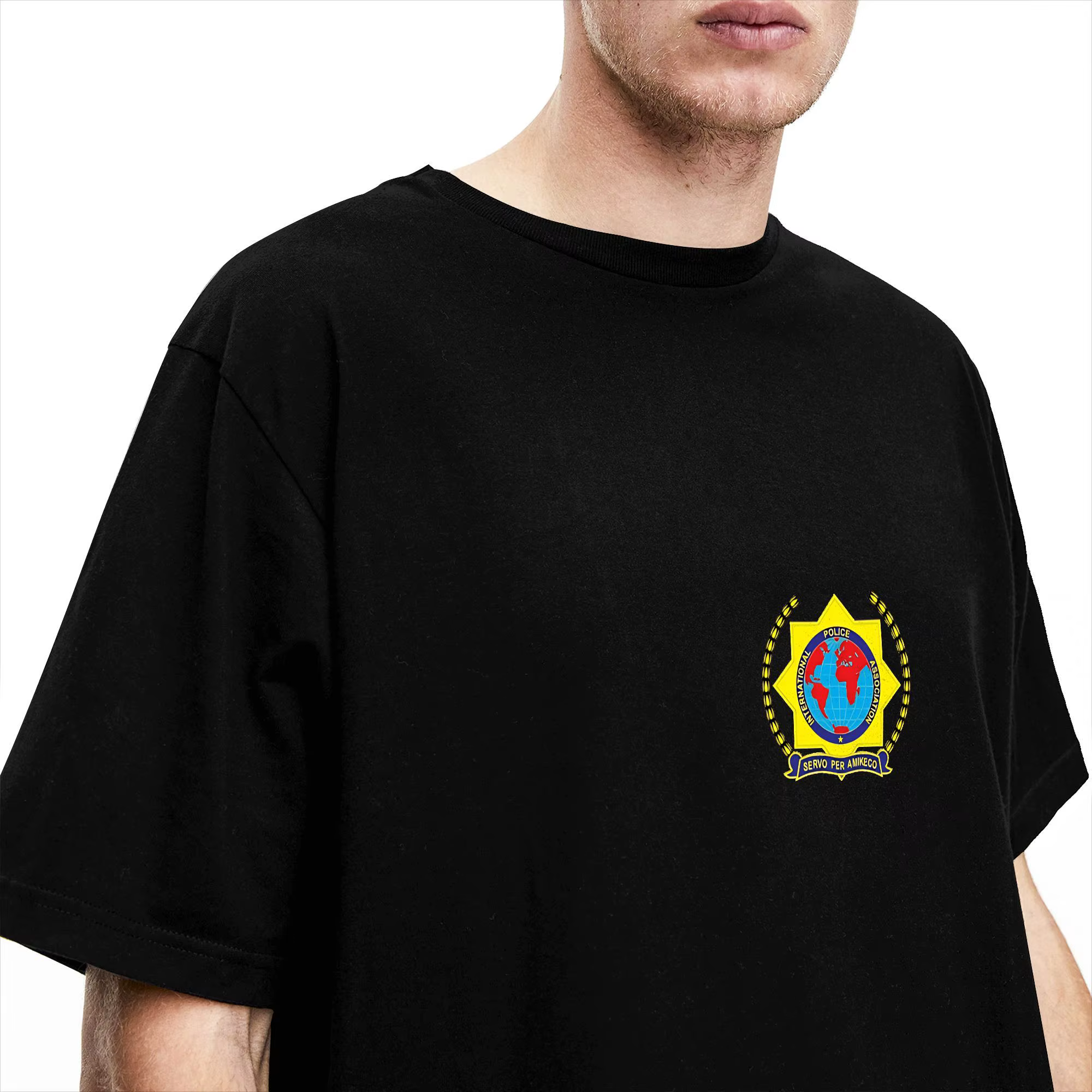 T-shirt vintage d'été de l'International Police Association