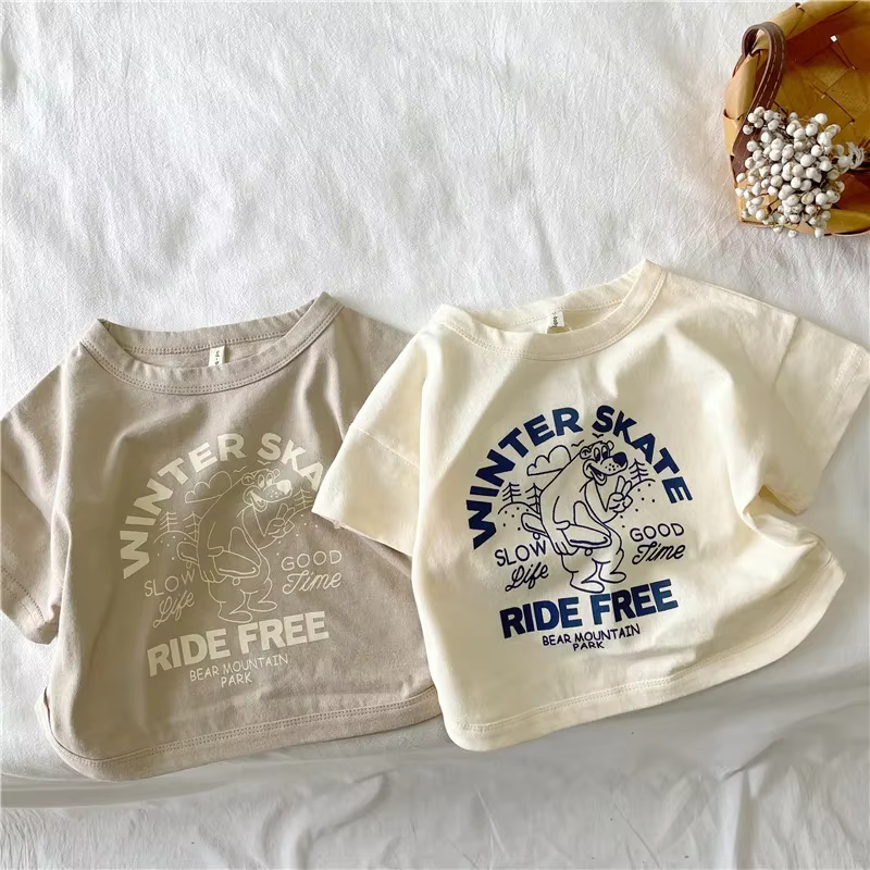 INS – t-shirt à manches courtes pour bébés garçons