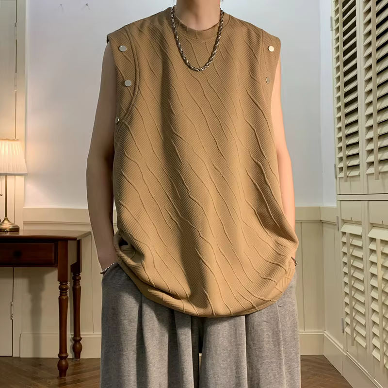 T-shirt à col fibro pour hommes