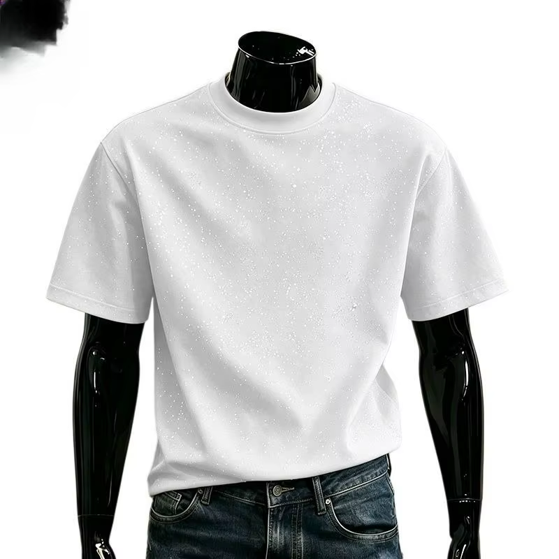 T-shirt rétro à manches courtes pour hommes