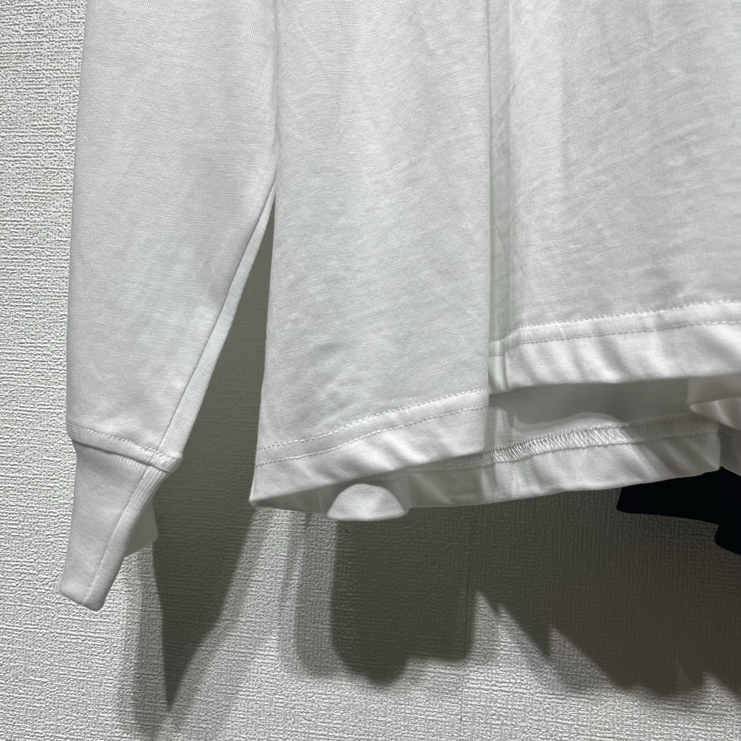 RO déconstruction épissage coupe couleur unie manches T-shirt hommes femmes haute qualité coton T petit haut t-shirts