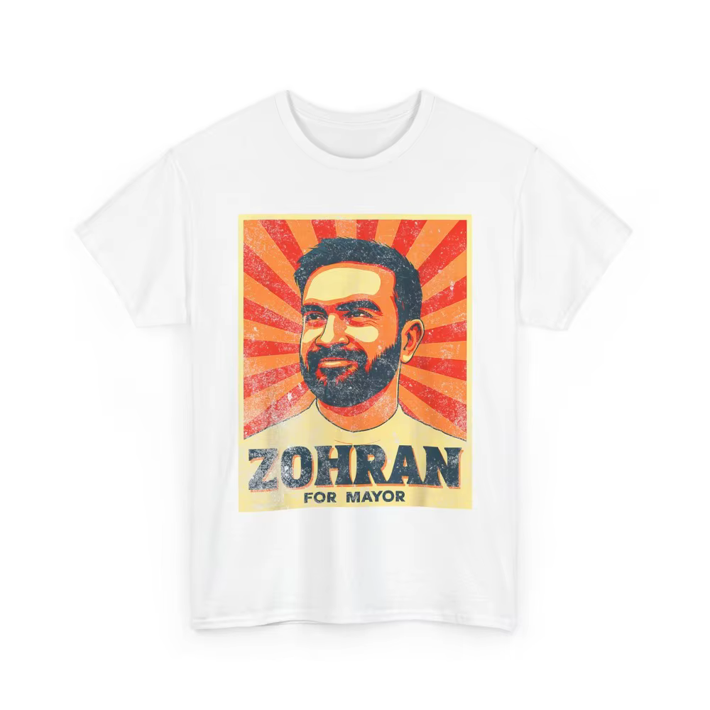 Zohran Mamdani pour Mayor Merch Chemise Imprimée