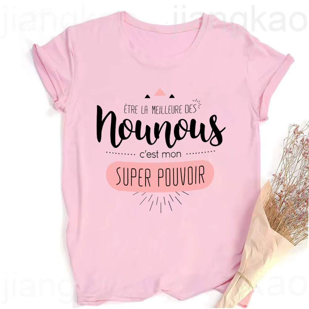 T-shirt à Manches Courtes pour Femme