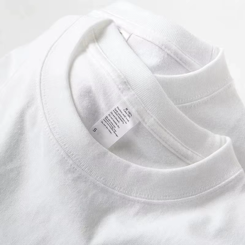 Nouveau T-shirt 2026 en pur coton épais de haute qualité avec motif imprimé