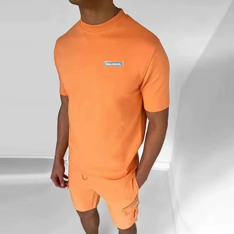 T-shirt à Manches Courtes et Short de Poche pour Homme