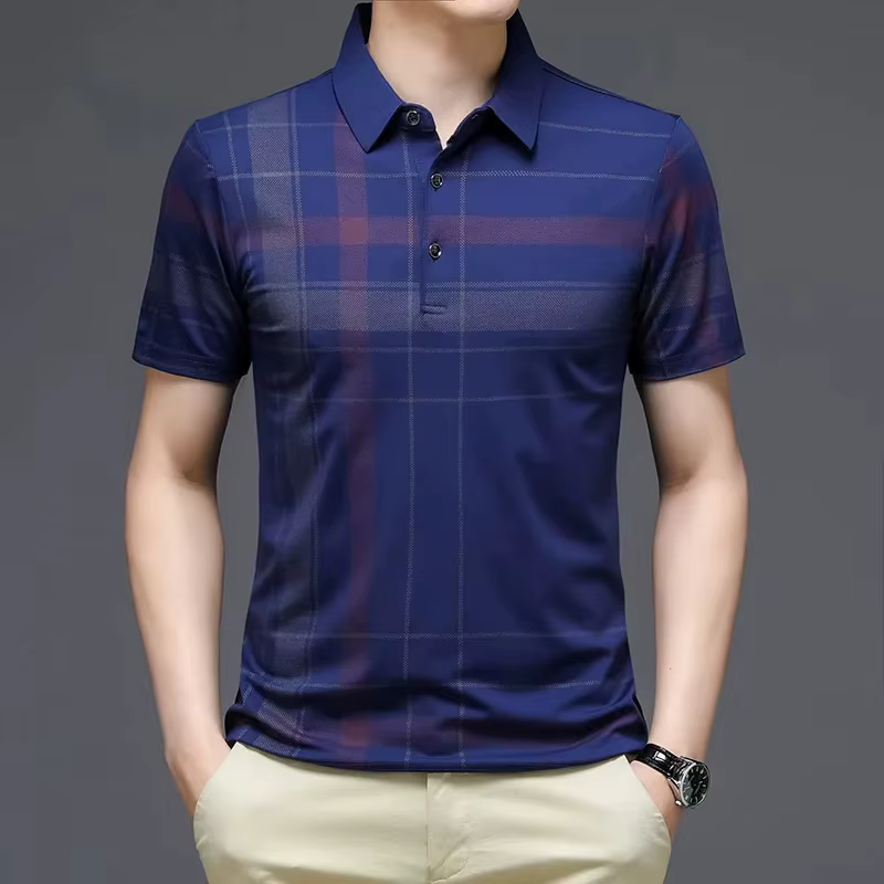 Polo à manches courtes pour hommes