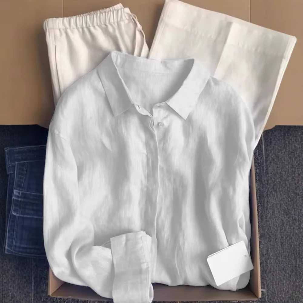 Chemise en lin français pour femmes