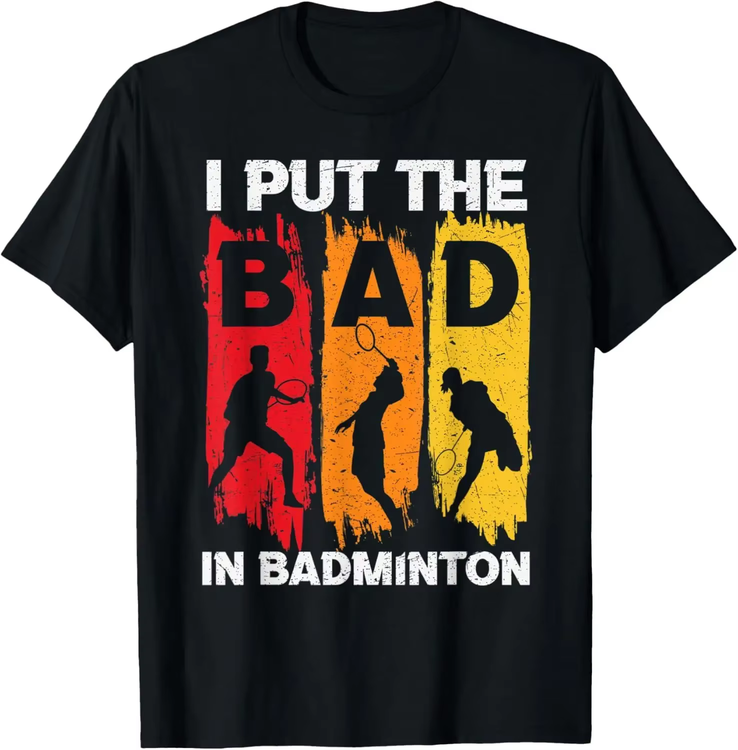 Je mets le mauvais en T-Shirt de Badminton-t-shirts de joueur de Badminton pour hommes t-shirts graphiques Streetwear Camisas