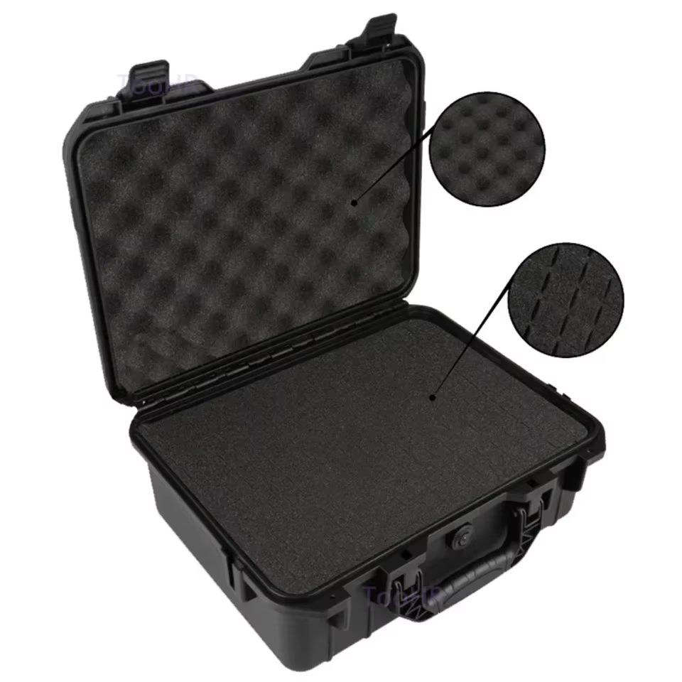 1PC Boîte de rangement rigide pour outils avec mousse pré-découpée