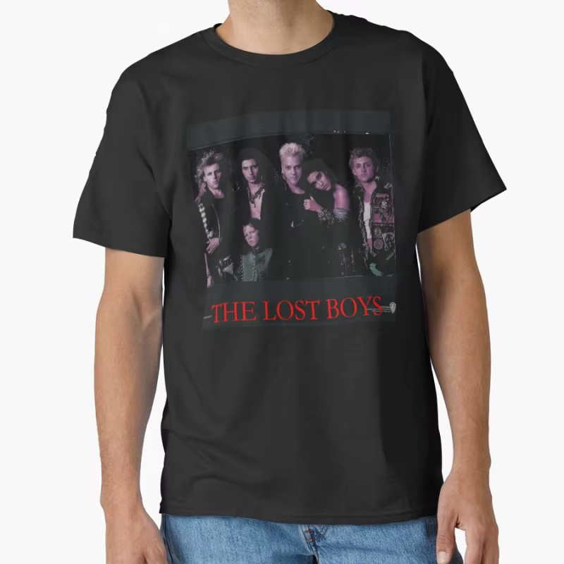 The Lost Boys vampires 80s films d'horreur vintage t-shirt pour hommes grande taille hauts pour adultes S-6XL vêtements d'halloween effrayants