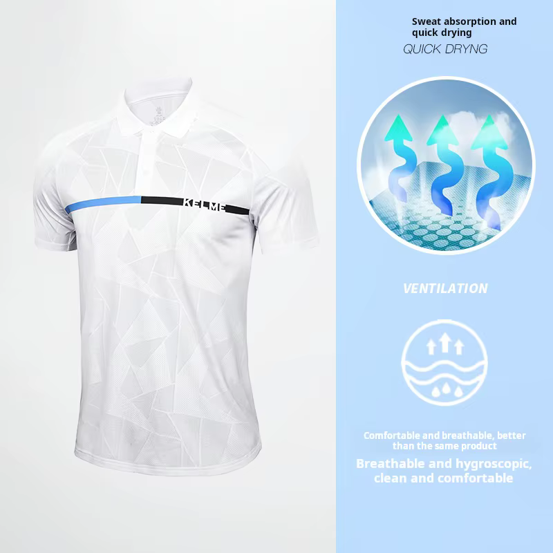 Kelme-Polo confortable et respirant pour homme