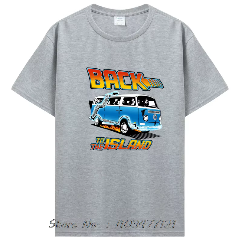 Retour vers l'île Spoof T-Shirt classique vêtements pour hommes