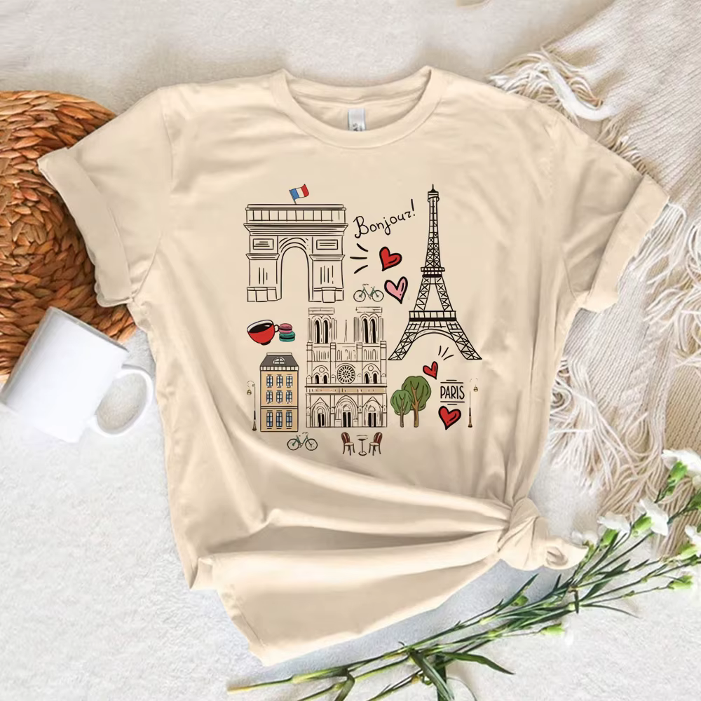 T-shirt Manga Japonais pour Femme, Vêtement Graphique, Comique, Paris