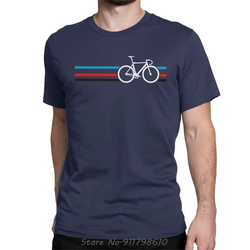 T-Shirt à Manches Courtes et Col Rond pour Homme