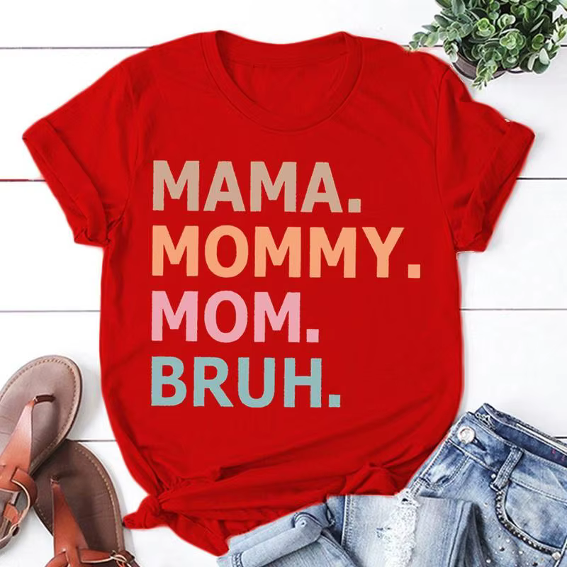 T-shirt manches courtes col rond femme