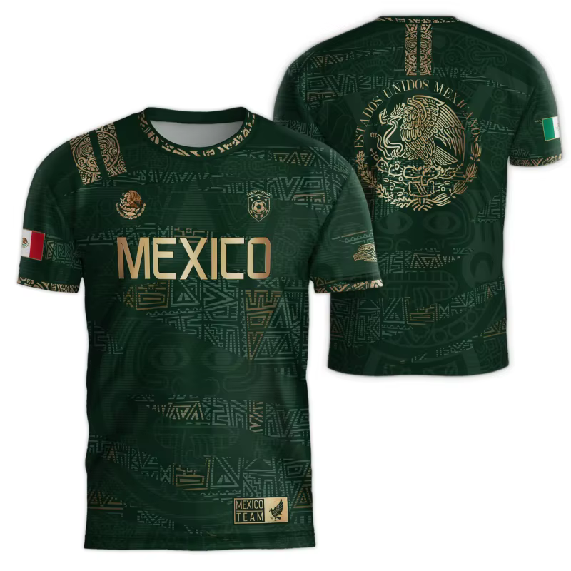 T-shirt Mexique Aztèque Homme Femme