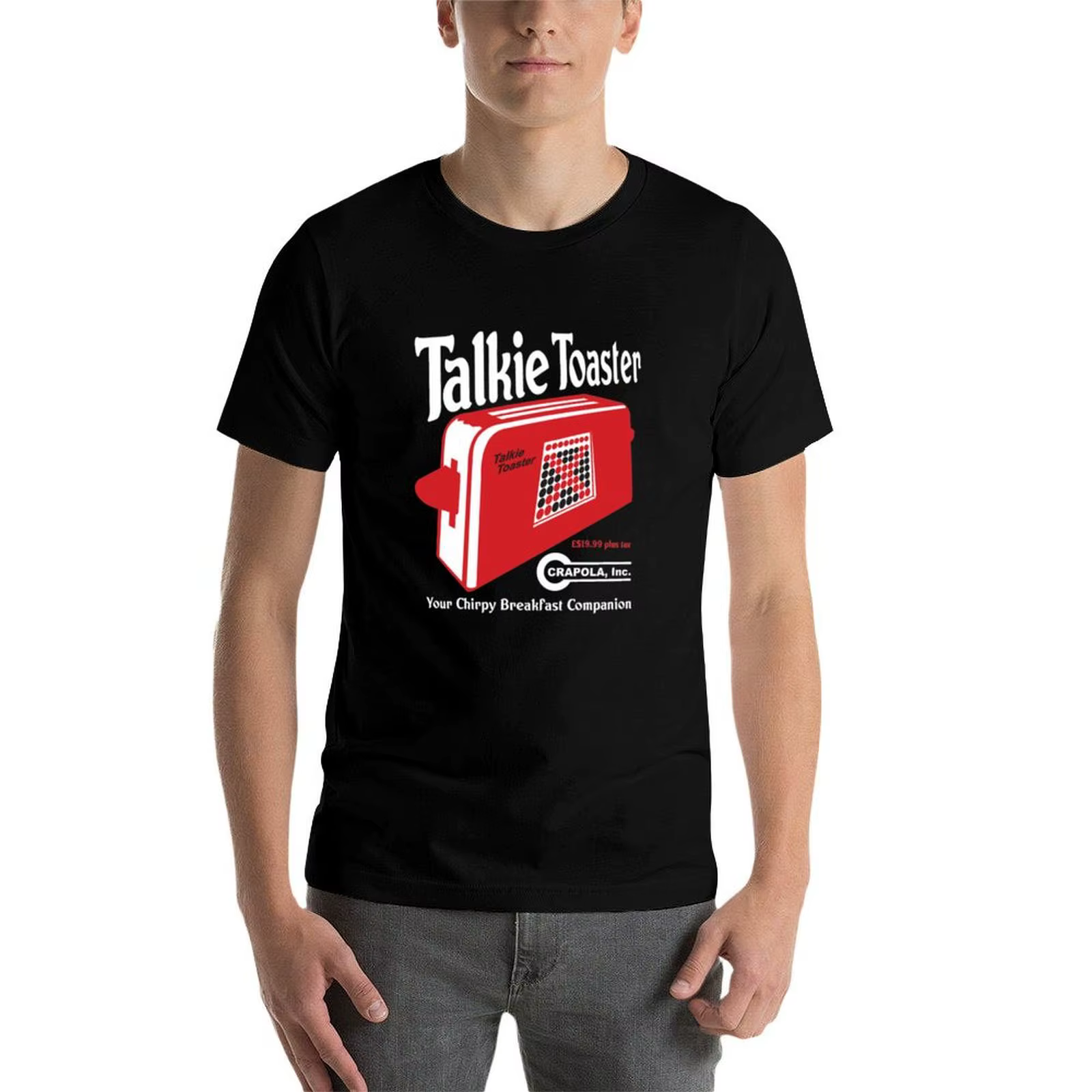 Talkie grille-pain petit déjeuner compagnon rouge nain-T-Shirt homme T-Shirt de luxe