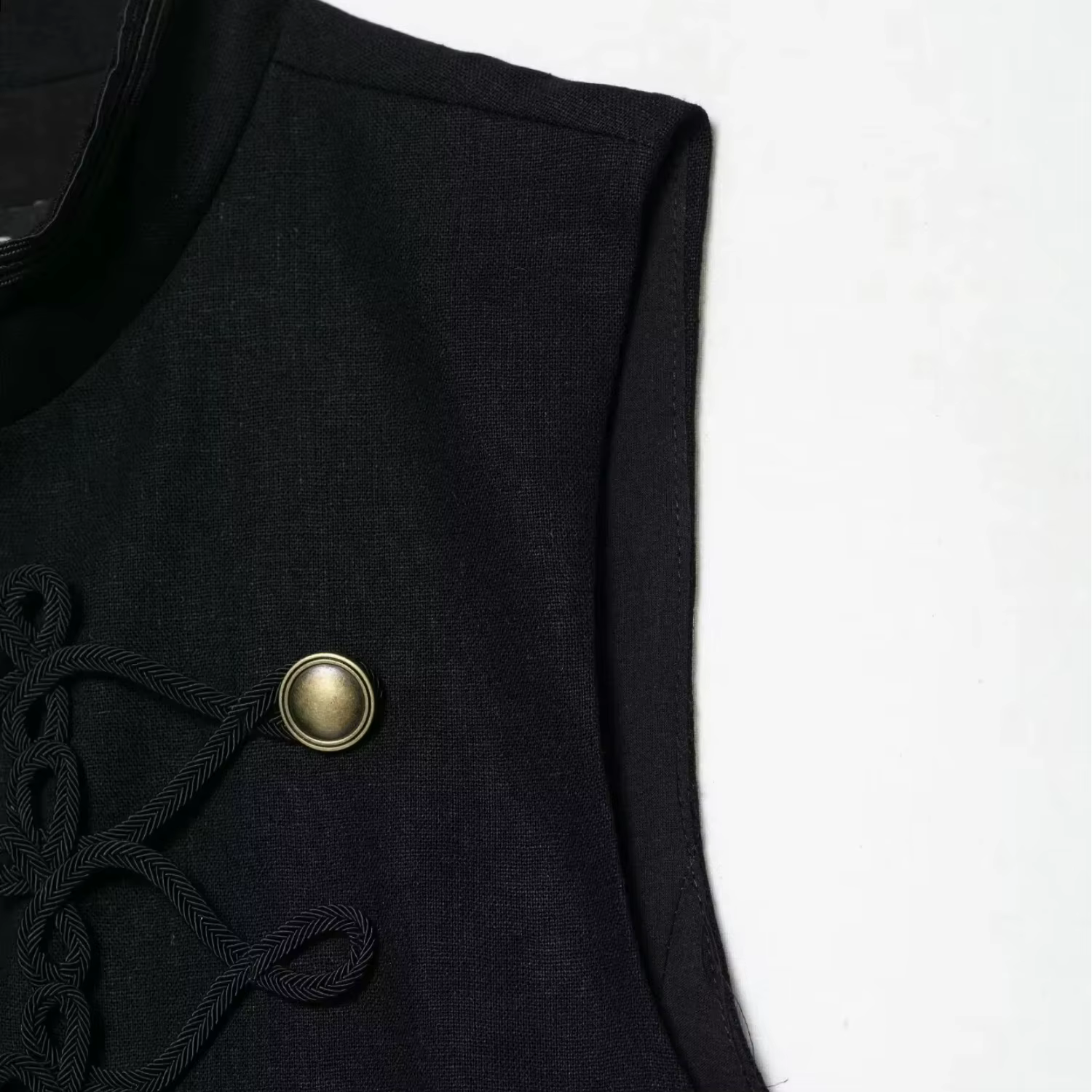 Nouvelle Chemise Noire Sans Manches Boutonnée Slim pour Femme – Collection Été 2026 – Chic Décontracté