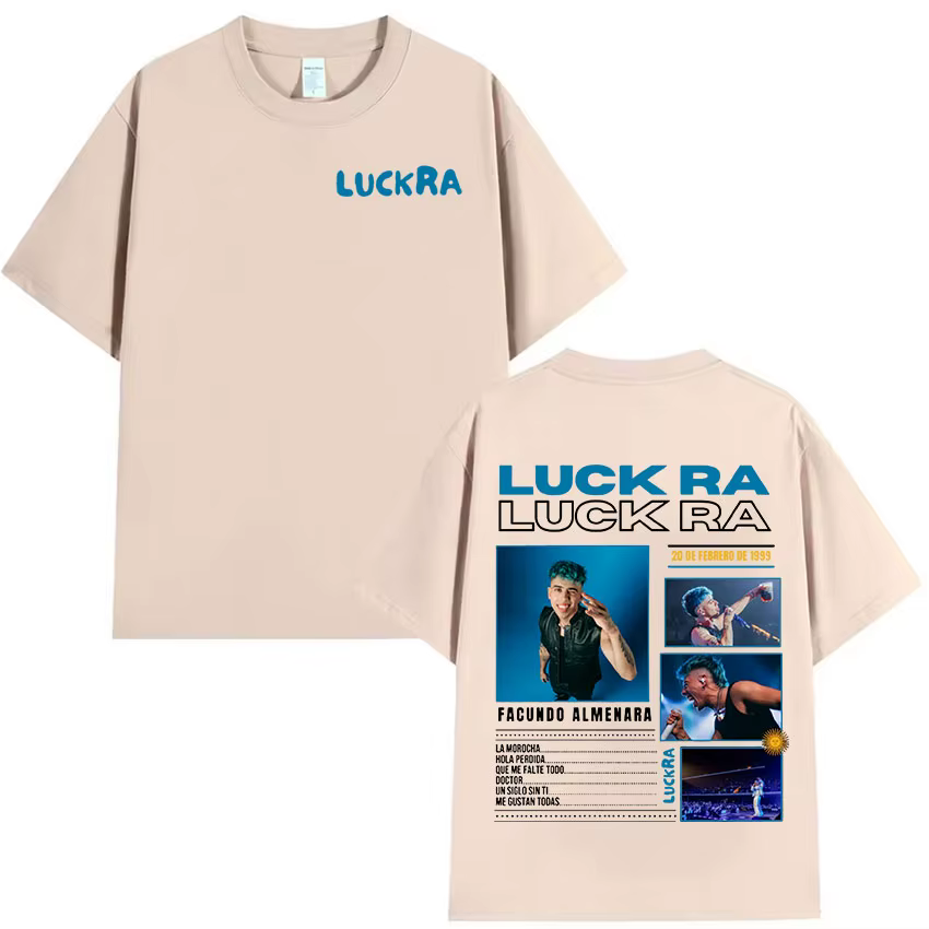 Rappeur chance Ra FACUNDO ALMENARA Album 2025 t-shirts graphiques hommes Hip Hop mode coton à manches courtes T-shirt unisexe Streetwear