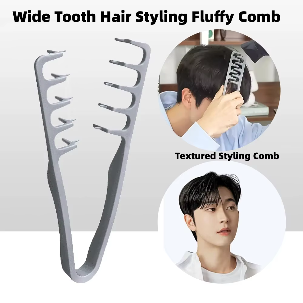 Nouveau peigne de coiffure volumateur à dents larges