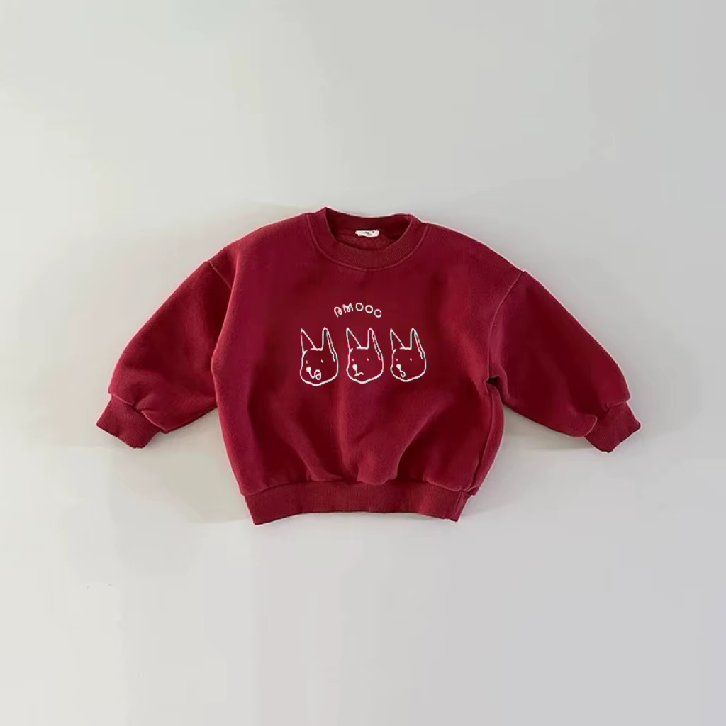 Sweat-shirt à manches longues pour garçons et filles