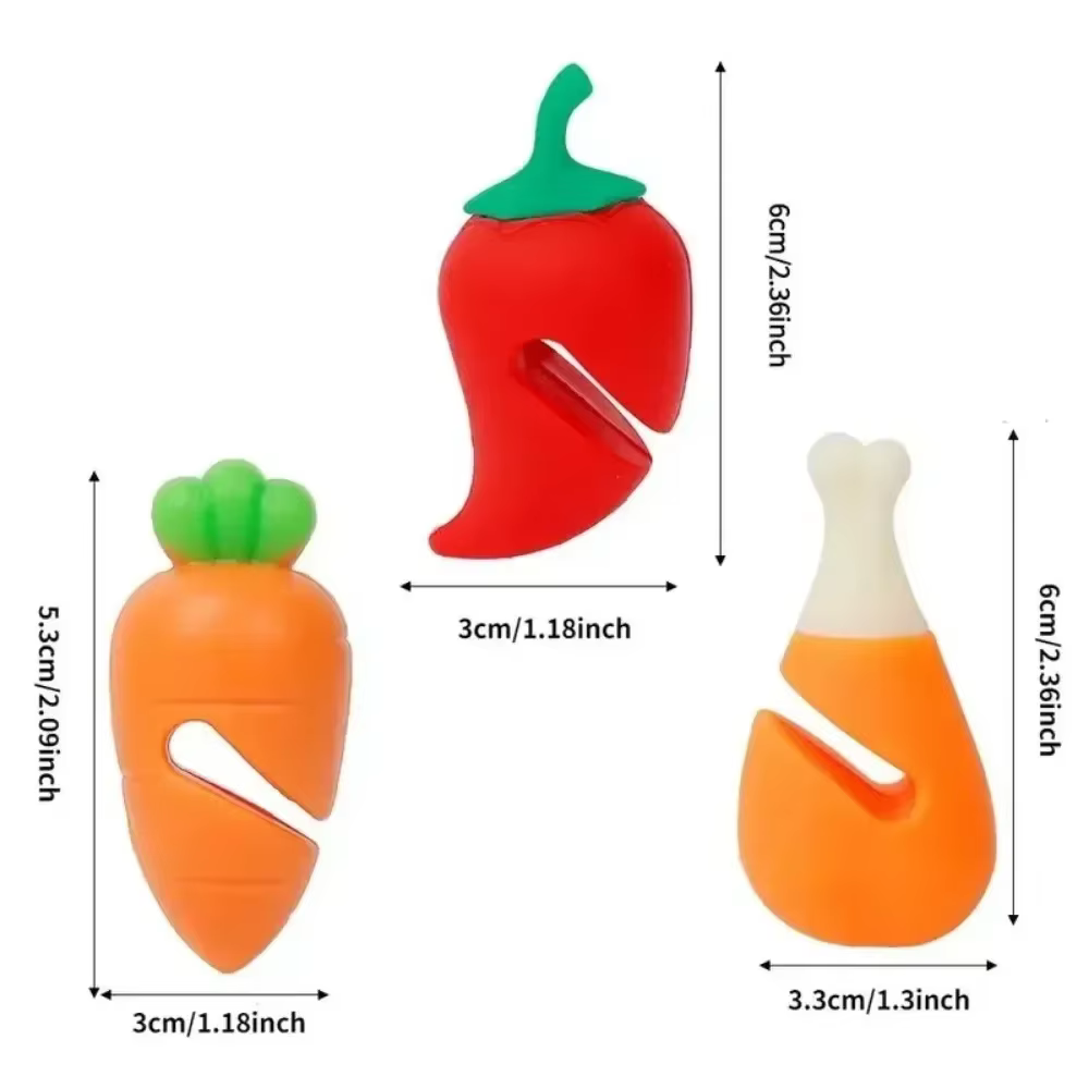 Couvercle de pot jetable en silicone anti-déversement, petite belle carotte mignonne créative, pot de marijuana, gadget amusant pratique pour la cuisine, 1 pièce