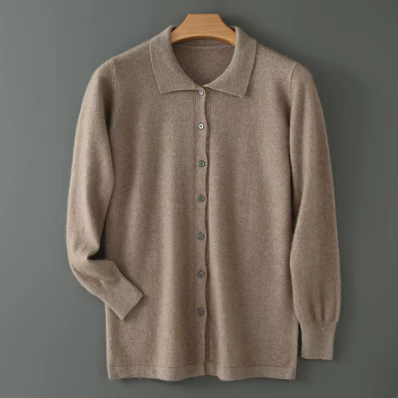 Maillard-Pull à col polo pour homme