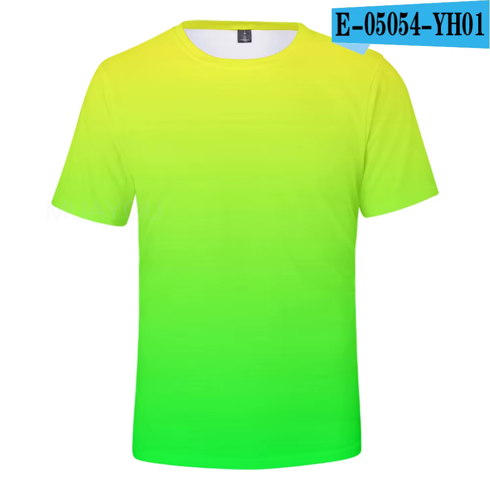 Néon T-Shirt hommes/femmes été vert
