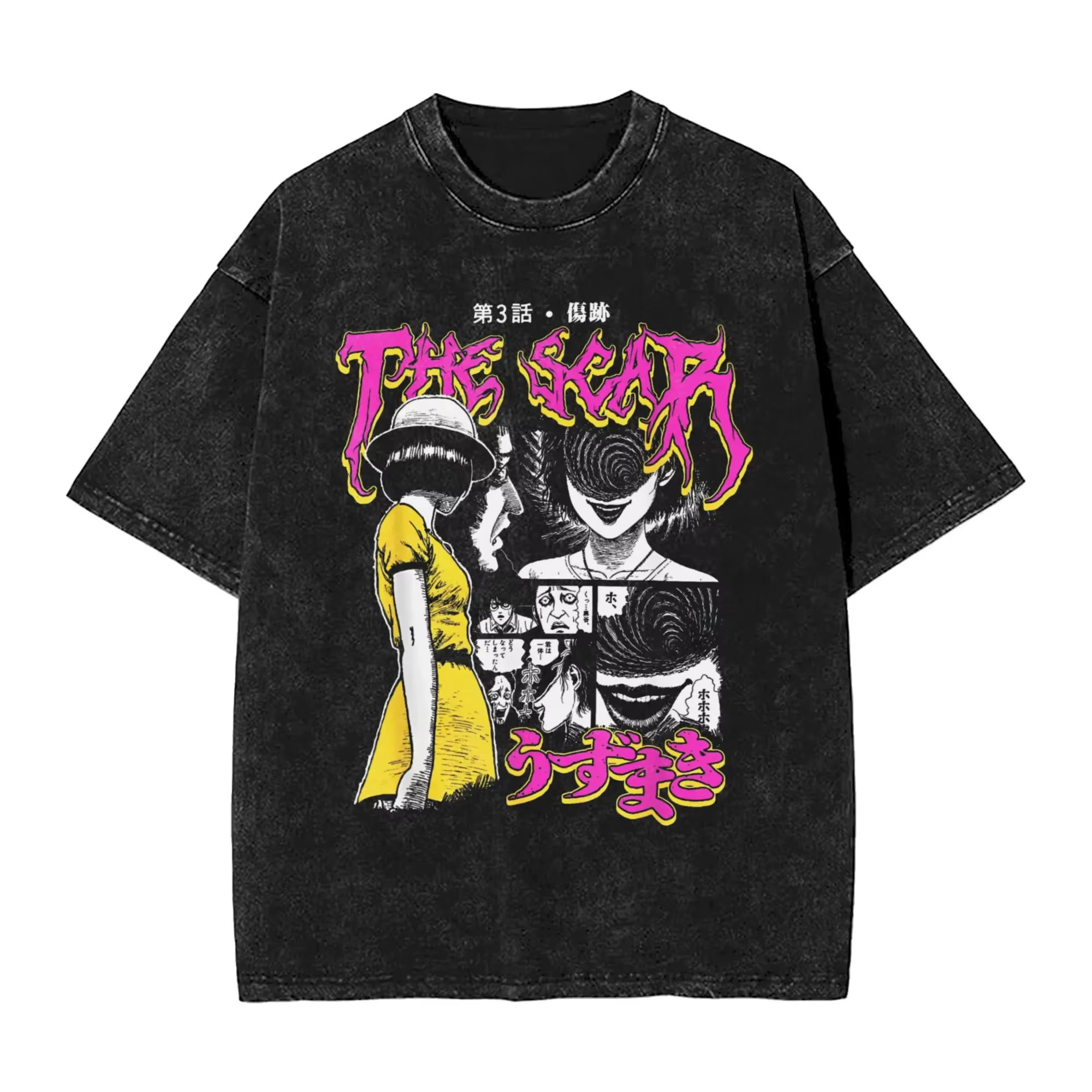 Japon thème d'horreur Junji Ito mon ami Tomie drôle imprimé graphique T-Shirt hommes femmes mode coton col rond