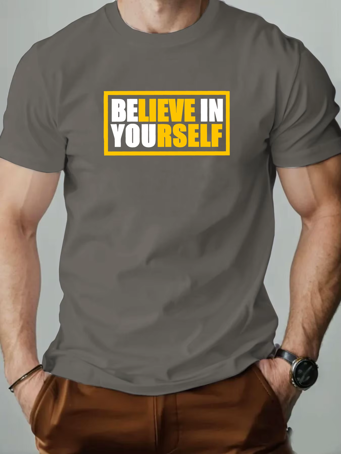 T-Shirt col rond pour hommes