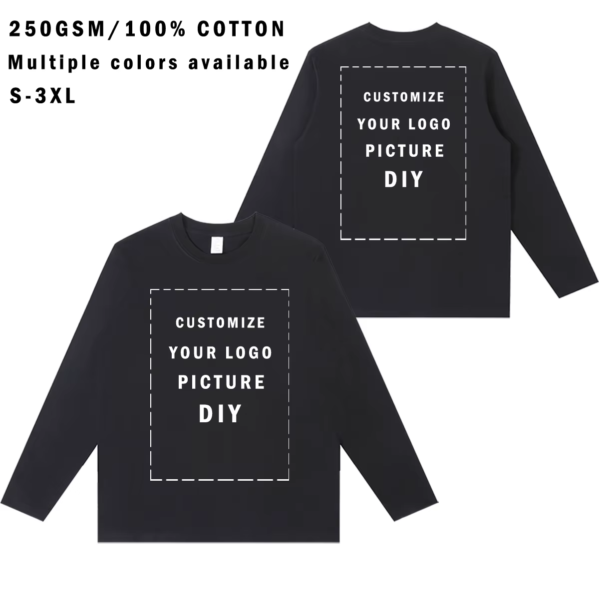 T-Shirt à Manches sulfPersonnalisé pour Homme et Femme