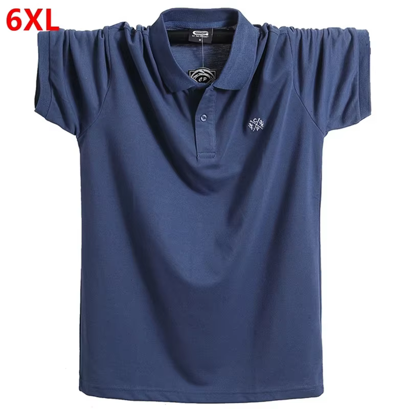 Nouveau revers polo shirt d'été Extra large