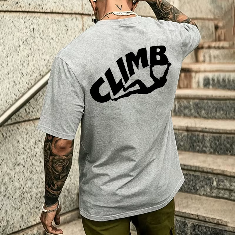 T-shirts de design pour l'escalade pour hommes et femmes