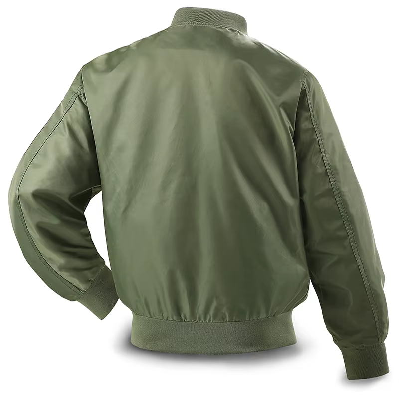 Veste pour hommes, nouvelle collection printemps-automne, veste de couleur unie, veste de pilote, manteau décontracté, manteaux d'affaires pour hommes, taille S-3XL