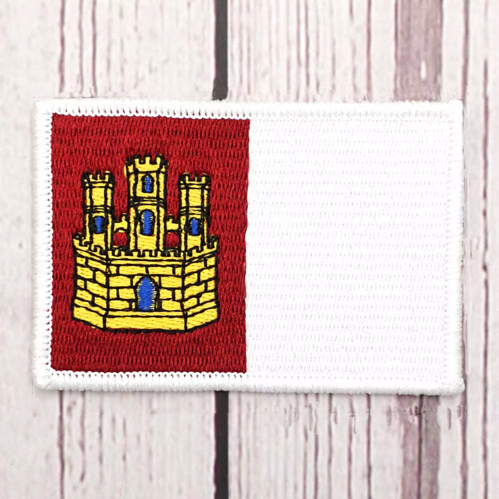 Espagne Castilla-La patch Patch brodé crochet et boucle coudre sur broderie Badge militaire