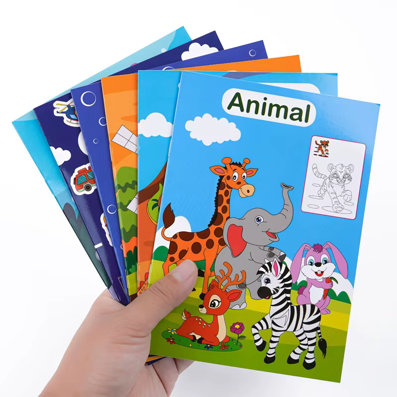 6 livres de coloriage thématiques adaptés aux enfants ou aux adolescents