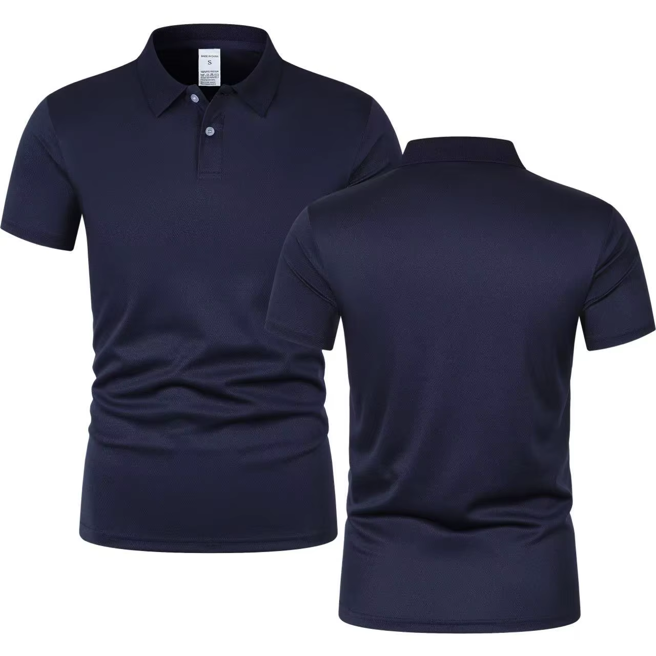 T-shirt à manches courtes et col pour homme