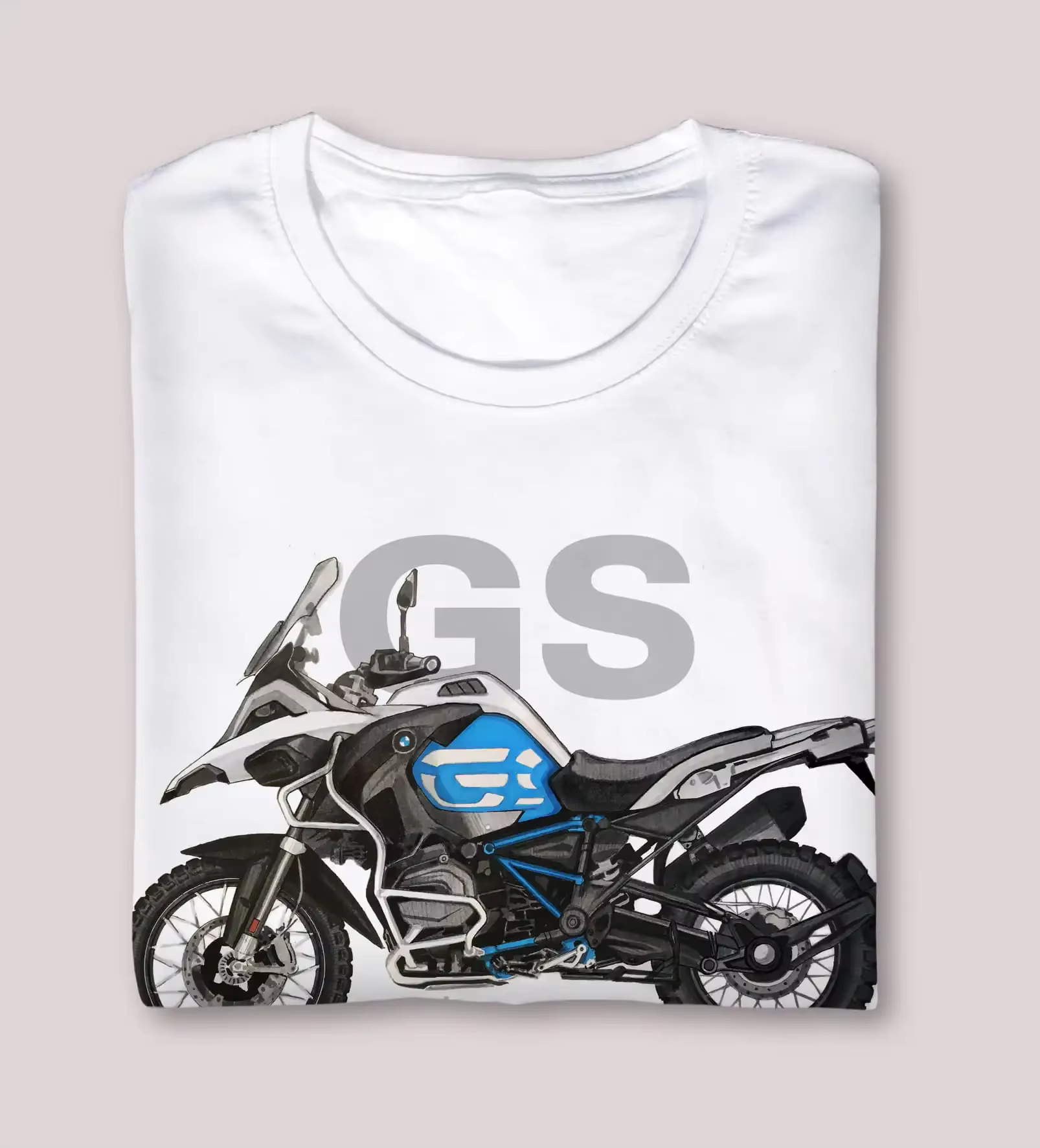 T-shirt à manches courtes et col rond pour homme