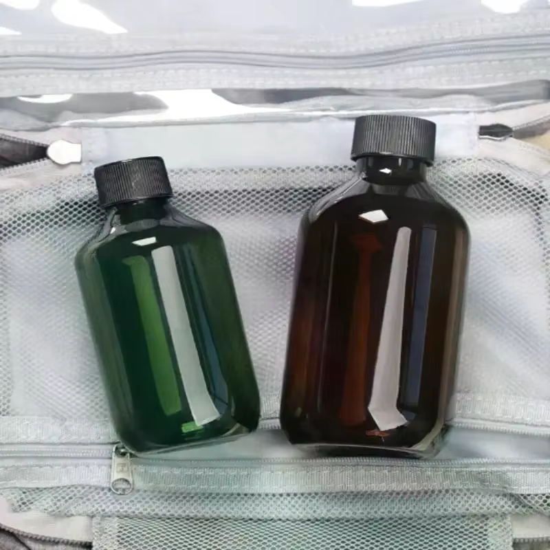 Bouteilles distributeur à bouchon rabattable 300ML 500ML en plastique rechargeables pour lotion, shampoing, savon – Essentiels de voyage et de salle de bain