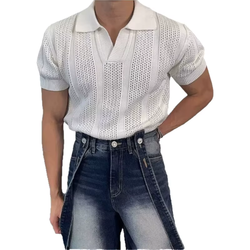 Polo pour homme, manches courtes