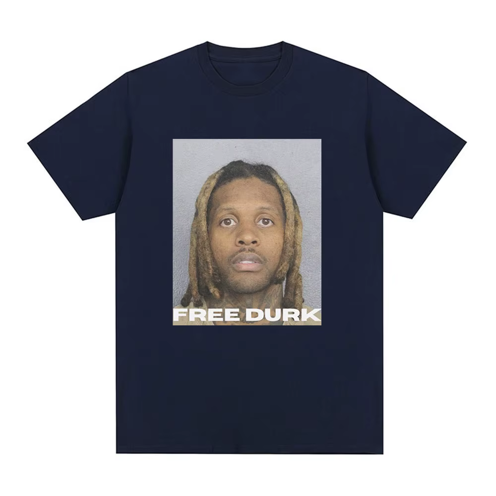 FREE DURK-T-shirt graphique Lil Durk pour homme et femme