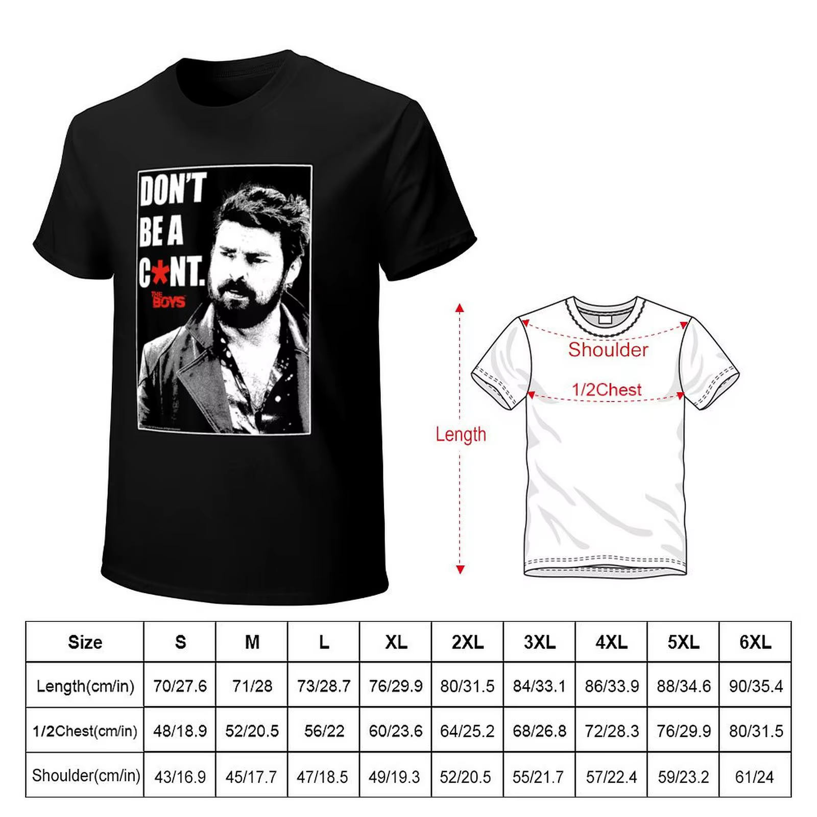 The Boys Butcher Don't Be A... T-Shirt léger et sportif, basique