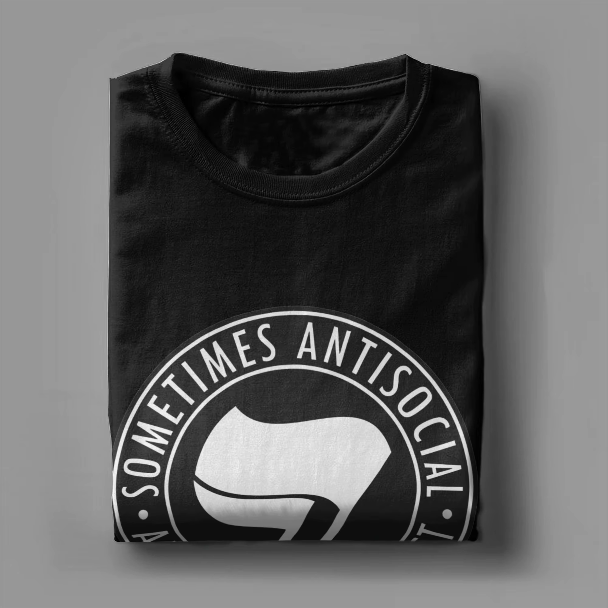 Hommes femmes toujours Anti fasciste t-shirt 100% couverture en coton créatif à manches courtes col rond T-Shirts