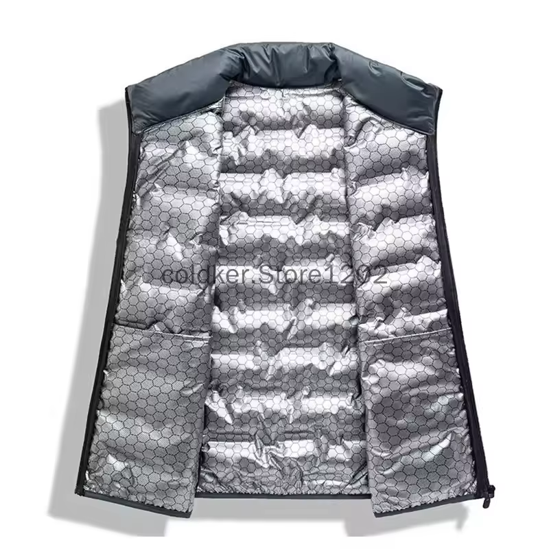 Hiver gilet sans manches vestes chaud imperméable ultraléger bouffant