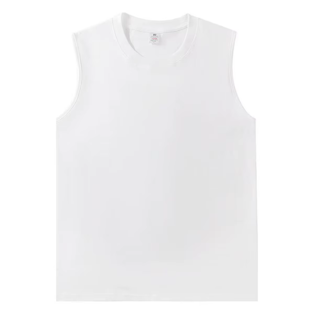 Vente flash - Vêtements d'été pour hommes - Débardeur basique élastique en coton pur - T-shirt sans manches