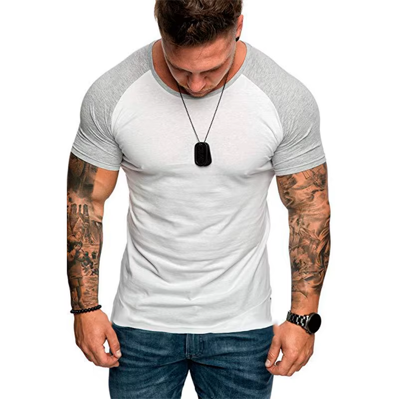 Nouveaux hommes T-Shirt à manches Raglan