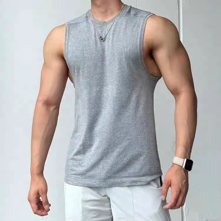 Débardeur de sport jacquard pour homme